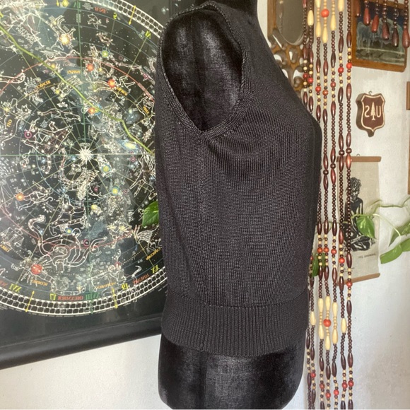 VTG Fia Italia Handloomed Knit Sweater tank Top! Rayon/Cotton. Large. - Picture 3 of 14